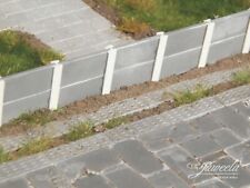 H0 1:87 Zaun Beton