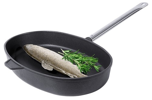 Fischpfanne oval - fischpfanne,,