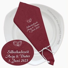 Servietten hochzeit - servietten,