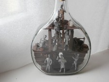 Miniaturbergwerk Eingericht im Boxbeutel  Handarbeit Erzgebirge Volkskunst 