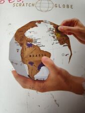 Scratch Globe Rubbel Globus Welt 3D Englisch  Weltkarte zum Rubbeln OHNE OVP ?