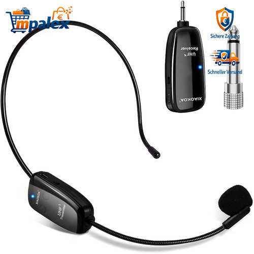 Kabelloses mikrofon headset - kabelloses,