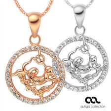 Sternzeichenkette Wassermann Damen Halskette Sternzeichen Anhänger Zirkonias