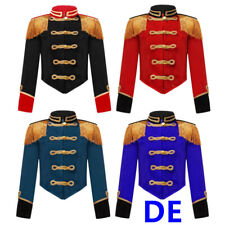 DE Kinder Zirkusdirektor Jacke Show Zirkus Löwenbändiger Fasching Party Kostüm 