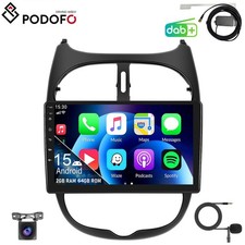 DAB+ 9" Für Peugeot 206 CC SW