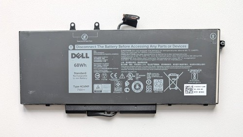 Original dell 4gvmp akku - dell, 68wh