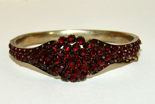 Alter granat armreif - granat,