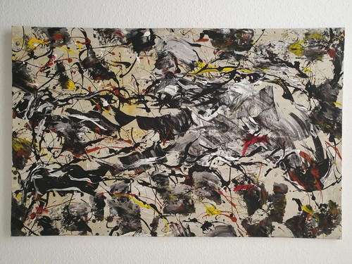 Original acryl bild - acryl,