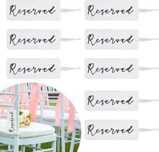 8 Stück Acryl Reserviert