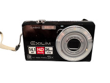 Casio Exilim EX-ZS10 Kompakte Digitalkamera - Schwarz, geprüft Slim Kompakt