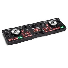 DJ2GO2 Touch 2-Kanal-Kompakt-DJ-Controller, DJ-Pult mit Mixer, Audio-Interfac...
