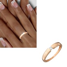 Damen Ring 585 echt Gold
