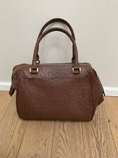 Udo Unkel Handtasche Straußen Leder