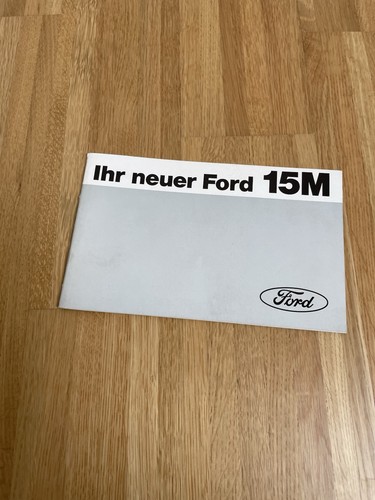 Ford 15m prospekt ihr - 15m,