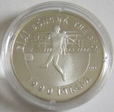Vietnam 100 Dong 1989 Fußball-WM in Italien Silber