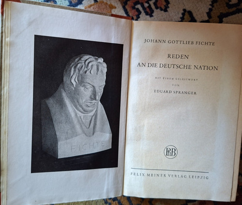 Johann gottlieb fichte - johann, reden