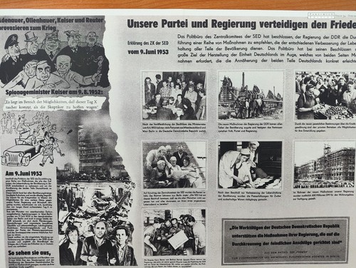 Ddr plakat der abteilung - der,