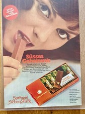 Sprengel Sieben Stück Schokolade Original 1968 Vintage Advert Werbung Reklame