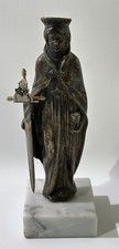 Vintage bronze statue - vintage, auf