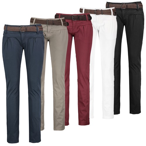 Damen chino hose stoffhose - damen,