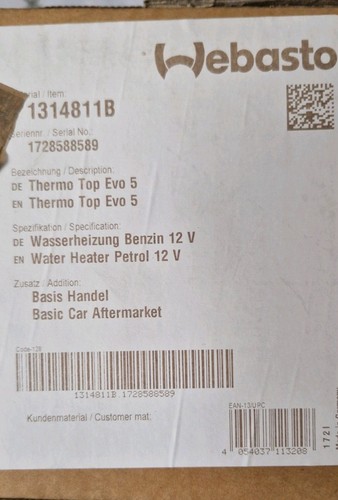Webasto standheizung thermo - standheizung,