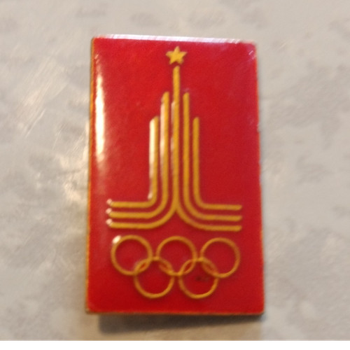 Olympia pin anstecknadel rot - olympia,