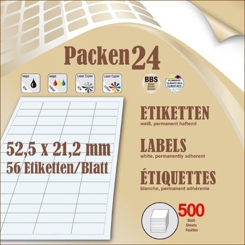 Box 500 blatt - blatt, packen24