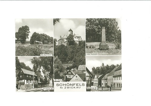 Uralte schönfels kreis - ak,