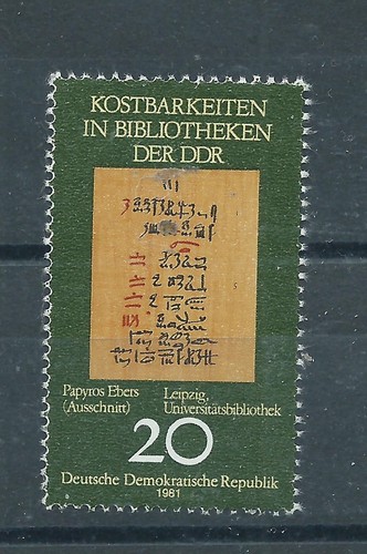Ddr 1981 papyros ebers - 1981,