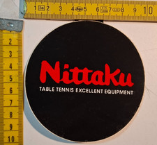 Aufkleber "Nittaku - TABLE TENNIS EXCELLENT EQUIPMENT", 80er Jahre