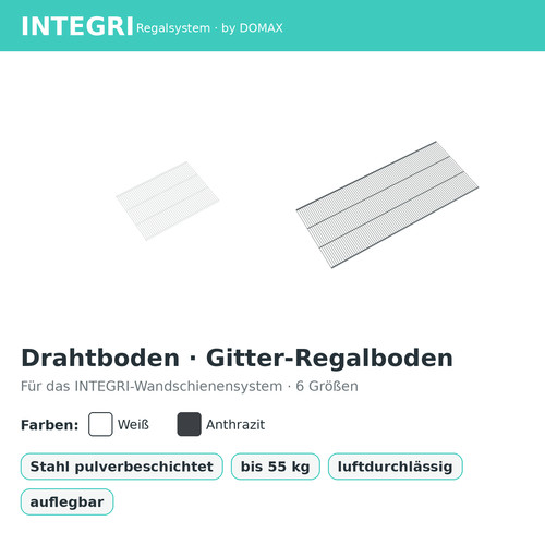 Integri drahtboden regalboden - drahtboden,