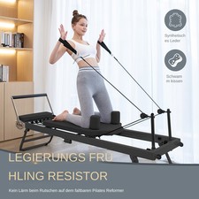 Klappbar Pilates Reformer Fitness Cardio Yoga Übung Home Gym Pilates Maschine-