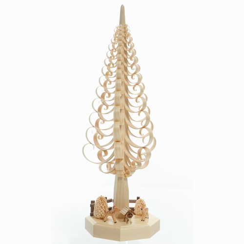 Sockel spanbaum mit reh natur - mit,
