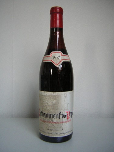 Wein 1971 chateauneuf pape - du,