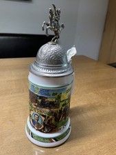 Reservistenkrug Zinndeckel mit