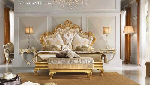 Klassisches bett barock - barock, rokoko