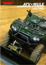 Prospekt Kawasaki ATV - Mule Ausrüstung Zubehör 2004 8 Seiten
