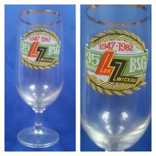 G561 GLAS BSG LOK ZWICKAU DFV DFB Fussball FSV Ultras Sport DDR Oberliga H16cm