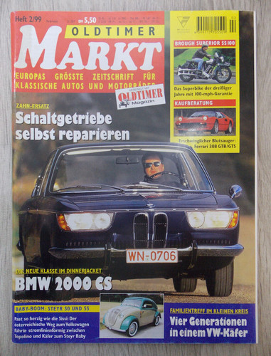 Oldtimer markt februar 1999 - oldtimer,