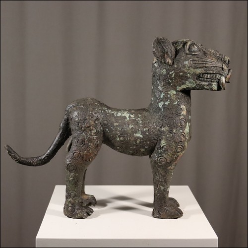 68019 bronze leopard - bronze, kamerun
