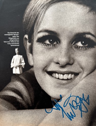 Twiggy original signed - original,