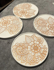 Untersetzer Floral 4er set