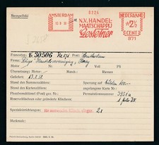 S2658) NL AFS meter Stammkarte