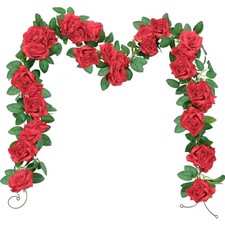 künstliche Rosen Girlande
