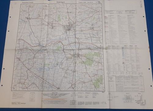Topographische karte l1118 - topographische,