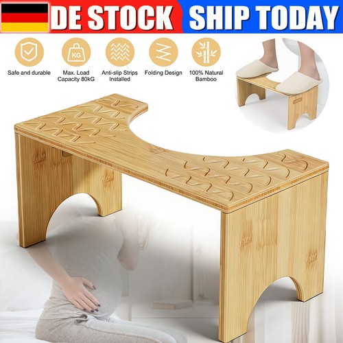 Bambus toilettenhocker - bambus,