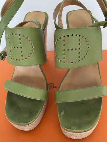 Plateau sandalen hermes - ,