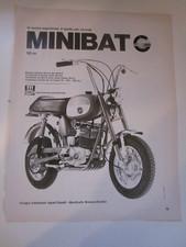 MINIBAT Garelli 50 cc Motorrad Werbung 1972 Werbeanzeige 