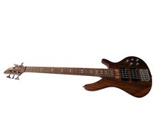E-Bass 5 - Saiter aktiv Naturholz Vision Rechtshänder Humbucker matt Finish Neu