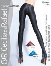 Cecilia de Rafael UPPSALA, Utra-Blickdichte, glänzende Strumpfhose Wetlook-Optik